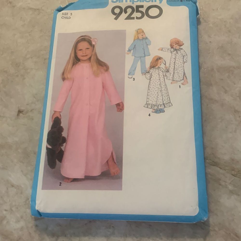 2 Simplicity Youth Pajama Patterns - Picture 4 of 5